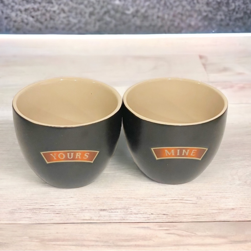 Baileys Irish Cream Coffee Mug Espresso Cup‎ Tumbler Dessert Bowl Yours & Mine